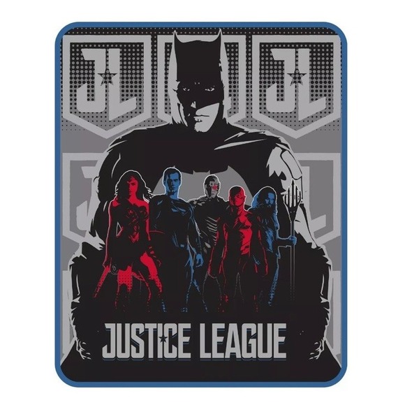 Justice League Silk Touch Throw Blanket 37"x 50" Batman Wonder‎ Woman Superman - Picture 1 of 4